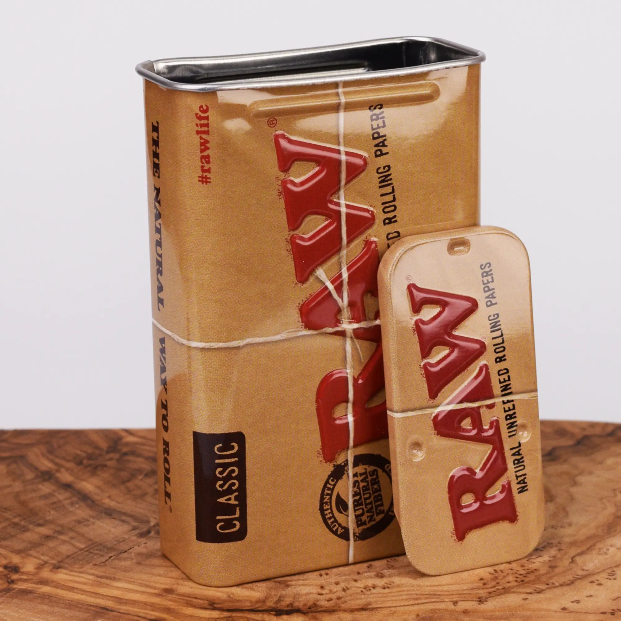 RAW Classic Zigarettendosen mit Schiebedeckel