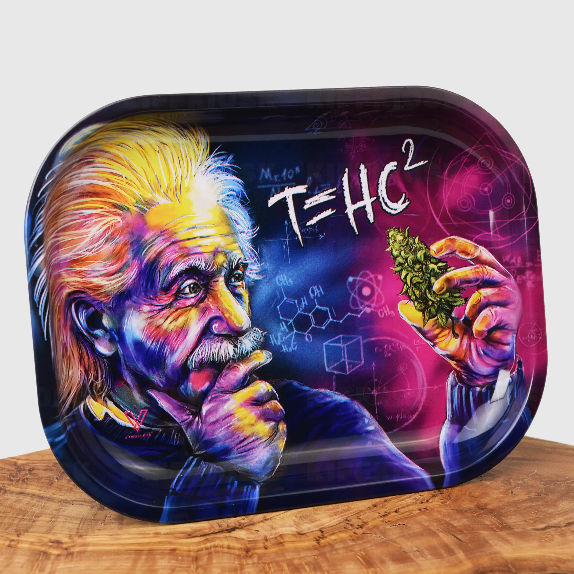 Einstein T=HC #2 Rolling Tray - 18x14cm